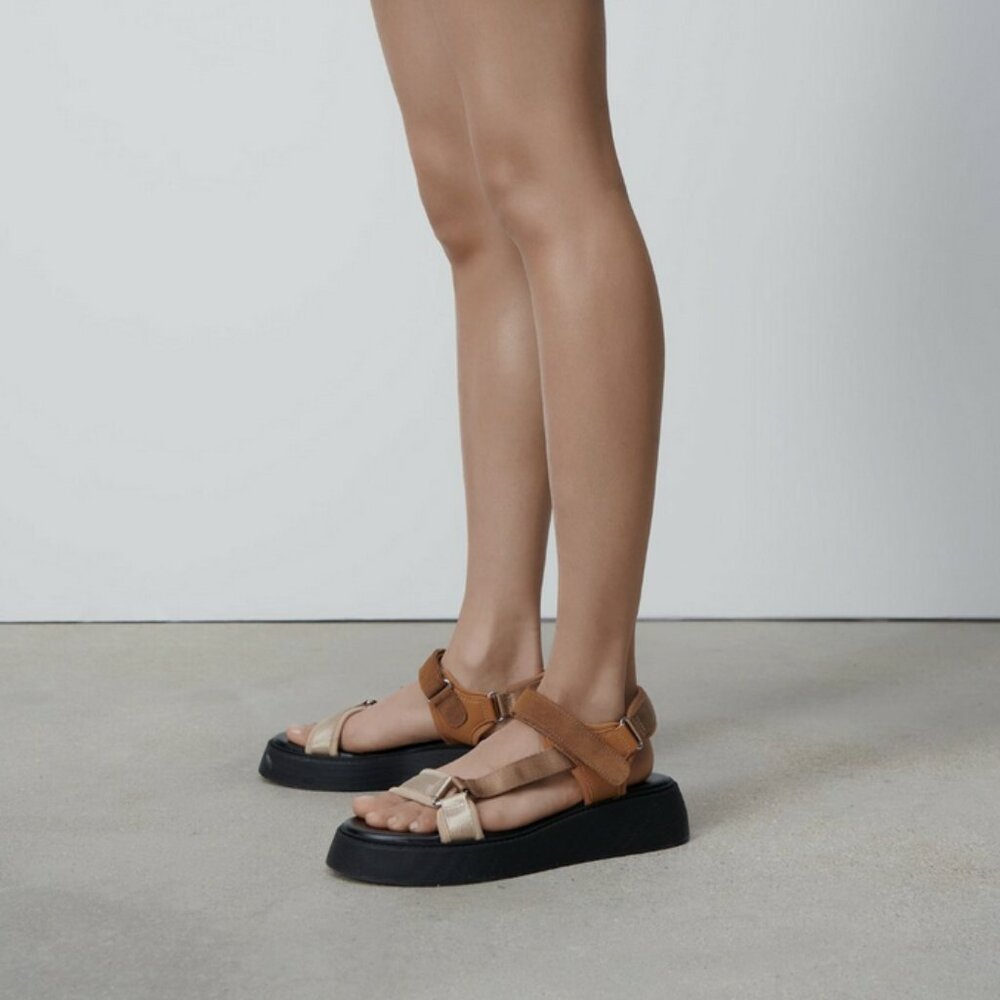 Zara Strappy Sandal - Picture 3 of 9